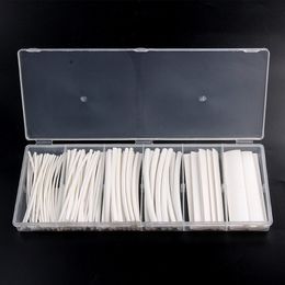 100/150PCS 2:1 Heat Shrink Tubing 100mm Transparent 1.5-10.0mm Electrical Wrap Wire Cable Sleeves Shrinkable Tube Kit with Box