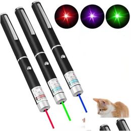 Party Favour 5Mw Laser Pointer Pen Funny Dog Cat Toy Outdoor Cam Teaching Conference Supplies Pet Drop Delivery Home Garden Festive Eve Dhlcr