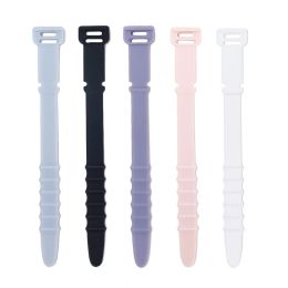 Mixed Silicone Cable Manager Phone Data Line Earphone Cable Winder USB Cord Clamp Tie Desktop Wires Organiser