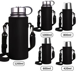 Stuff Sacks Portable drop proof insulated thermos cup sleeve neoprene includes removable single shoulder strap1409728