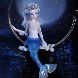 Dolls Lucia BJD Doll 1/6 Mermaid Fish Tail Fullset Anime YOSD Resin Pure Handicraft Art Doll Y240528