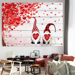 Tapestries Non Wrinkle Fabric Valentine's Day Pography Background Pavilion Party Banner Decoration Studio Props