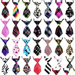 Dog Apparel Ups Pet Supplies Cat Tie Bows Children Ties Baby 42 Styles For Festivals 7.9 Drop Delivery Home Garden Dha61