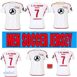 24/25 Union Berlin Men Brand new white Soccer Jerey KHEDIRA HARAHI BECKER THORSBY TRIMMEL OZTUNALI SEGUIN Home Away Cup Jerey Special Edition Football