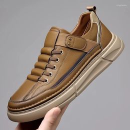 Casual Shoes Brand Men Handmade Leather Loafers Comfortable Quality Split Flat Moccasins Sneakers