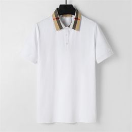2 mens polos t shirt fashion embroidery short sleeves tops turndown collar tee casual polo shirts M-3XL#202