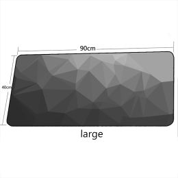 Black and White Mouse Pad Gaming Mouse Pad Geometric Office Fast Desk Pad Laptop Game Mat Carpet Desk Accessories Game Mat