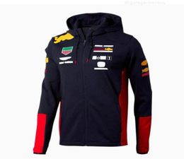 Suit Yarış Hoodie Verstappen Rüzgar Geçirmez ve Sıcak Araç Spor Ceketi Aynı Stil Özelleştirilmiş Otomobil Takımı İş Giysileri1003029