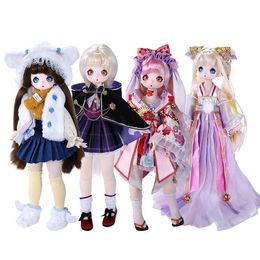 Dolls Dream Fairy 2nd Generation of the 1/4 BJD new face head 16 Inch Ball Jointed body Full Set style MSD DIY Toy Gift for Girls Y240528