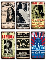 2021 Rock N Roll Music Metal Painting Poster Wall Tn Sign Vintage Top stars Scarf Sticket Chic Man Cave Living Room Home Pub Wall 2232840
