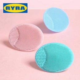 Bath Tools Accessories Silicone Cleaning Pad Brush Lifting Face Skin Scrub Suction Cup Baby Face Wash Brushes Massage Face Bathroom Accessories z240528