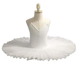 White Ballet Tutu Skirt Swan Lake Ballet Dress Childrens Performance Costume Kids Belly Dance Clothing Stage Professional 240528
