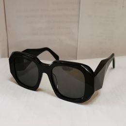 Occhiali da sole grigio nero telaio quadrati occhiali da sole per donne occhiali da suola Uv400 Protezione Eyewear con scatola 278C