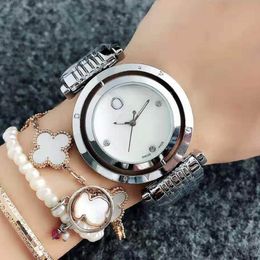 Fashion brand Watches women Girl crystal Can rotate dial style Metal steel band Quartz Wrist Watch P60 2819