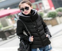 Nuova giacca invernale 2016 Women Parka Spessa capispalla invernale Plus Coat Down Short Slip Design Giacca di cotone TD19995247