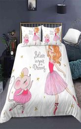 Cartoon Bedding Set for Baby Kids Children Crib Duvet Cover Pillowcase Edredones Nios Girls Princess Blanket Quilt 2107164009001