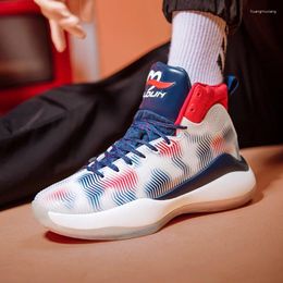 Basketball Shoes High Top Sneakers Men Fashion Trending Casual Outdoor Lightweight White Breathable Winter 2024