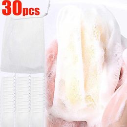 Bath Tools Accessories Foaming Soap Bags Facial Cleanser Mesh Bag Drawstring Bag Shower Bubble Foam Net Bath Body Washing Household Cleaning Supplies z240528