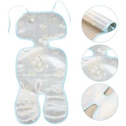 Stroller Parts Summer Cooling Cushion Mat For Wagon Pad Ice Silk Flax Baby Child Car Seat