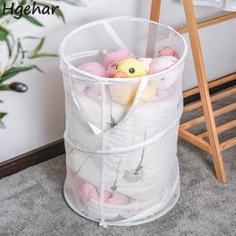 Laundry Bags Large Folding Baskets Household Toys Dirty Clothes Breathable Hamper Home Storage Bucket Portable Sundries Container