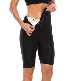 Sweat Sauna Pants Body Shaper Slimming Legging Sudation Femme Waist Trainer Leggings Weight Loss Shapewear Shorts Women039s Sha8183245