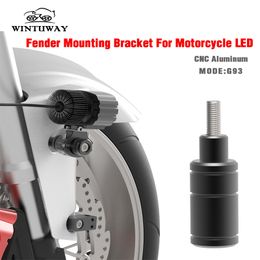 WINTUWAY Folding Adjustable Motorcycle Headlight Bracket Mount Bike Sport Tail Light Holder Fender Eliminator For Honda Ect