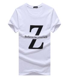 brand luxury designer tshirt cotton casual T shirt Man Type Streetwear Big Z Printed Short Sleeve summer top Tee Friends Believe i7849541