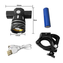 Z30 15000LM T6 LED Light Bike/Bicycle/Light Set USB Rechargeable Headlight/Flashlight Waterproof Zoomable Cycling Lamp for Bike
