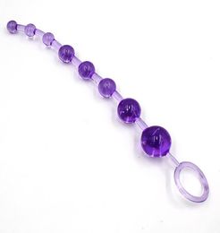 Soft Rubber Beads Long Orgasm Vagina Clit Pull Ring Ball Butt Toys Adults Women Stimulator Sex Accessories Shoping5054022