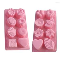 Baking Moulds Love Leaves Silicone Mold Chocolate Candy For Diy Dessert Ice Block Dropship