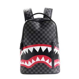 Bolsas de grife de grife novas da moda de leopardo da moderna Lady Backpack Backpacks Backpack School Backpack Designer Polyster Backpack com zíper Si 293d