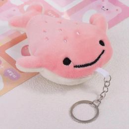 Party Favor Cute Soft Animal Whale Doll Plush Mobile Phone Bag Pendant Cartoon Keychain Children's Gift