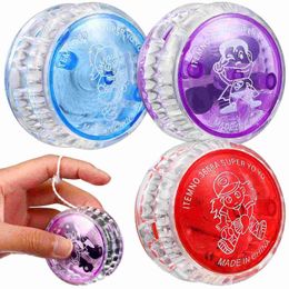 Yoyo Yoyo Yoyo children light up toys play with fingers play with flash Yoyo and LED lights children WX5.27