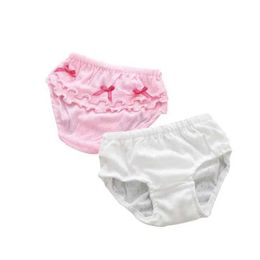 Panties 2pcs/Lot Spring Breathable Cotton Baby girls panties underwear Childrens Underwear Baby Panties Y240528