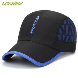 Summer Quick Drying Thin Breathable Baseball Cap Men Women Sport Outdoor Hiking Mountaineering Cycling Fishing Hat Bone