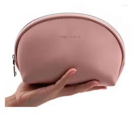 Cosmetic Bags Large Bag For Women Pu Leather Make Up Pouch Portable Washbag Travel Toiletries Organizer Storage