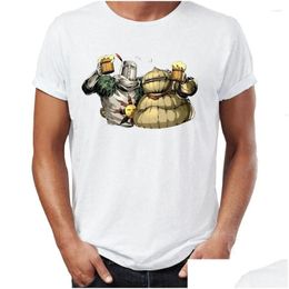 mens tshirts t shirts shirt dark sos and onion knight having a good time awesome artwork printed tee drop delivery apparel clothing t dhqij