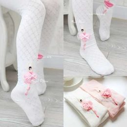 Kids Socks New Children Spring Autumn Tights Cotton Baby Girls Pantyhose Kids Party Dress Socks Girl Knitted Collant Soft Infant Clothing Y240528