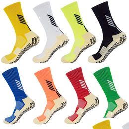 Sports Socks Football Anti Slip Soccer Men Similar As The Trusox For Basketball Running Cycling Gym Jogging Drop Delivery Outdoors Ath Otaq9
