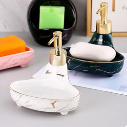 Liquid Soap Dispenser 150ml Ceramic Storage Bottle Hand Washing Dish Bathroom Sanitizer Shampoo Empty Refill Sub-bottling