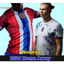 24 25 Soccer Jerseys Haaland 2024 Noruega ODEGAARD Berge King Camisetas De Futbol National Team Football Shirts Uniforms