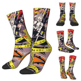 Men's Socks Bungou Stray Dogs Wan Anime Unisex Winter Hip Hop Happy Street Style Crazy Sock