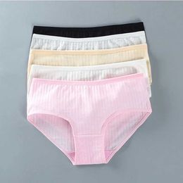 Panties 3pc/Lot Girls Underwear Cotton Sports Breathable Briefs Panties 8-12-14 Years Old Y240528