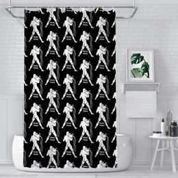 Shower Curtains Aquarius Birth Sign Zodiac Star Waterproof Fabric FunnyBathroom Decor With Hooks Home Accessories