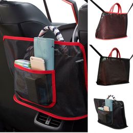 Auto -Netzpocket -Aufbewahrungstaschen Handtaschenhalter Universal Multifunktion Organisator Sitz Lücke Mesh Bag Interior Dekoration