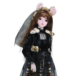 Dolls Dream Fairy 1/3 BJD Doll 26 Movable Joints 62cm Ball Joint Doll Name by Amber with Cute Makeup Including Hair Eyes Clothes Y240528