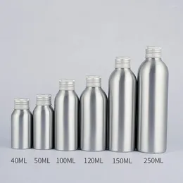 Storage Bottles From China 250ml Cosmetic Packaging Aluminium Sport Wart Bottle With Cap