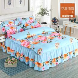 Bedding Sets Clearance Spring Bed Skirt 4-piece Set Special Price Sale Double Layer Spring-summer-a Generation Of Fat