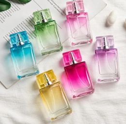 Storage Bottles 2024 100pcs 30ml Portable Travel Square Refillable Empty Perfume Scent Spray Glass Bottle Atomizer Container