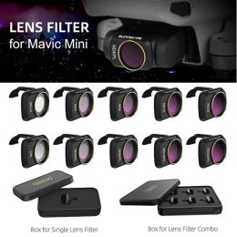 For DJI Mini 2 Drone Camera Gimbal Lens Filter MCUV CPL ND4 8 16 32 Camera Lens Sunhood Protector for DJI Mavic Mini Accessories